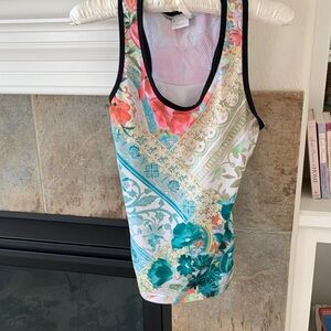 Floral Patterned Women's Tank Top